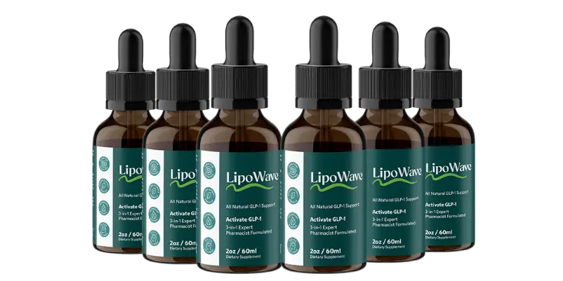 LipoWave 6 bottles